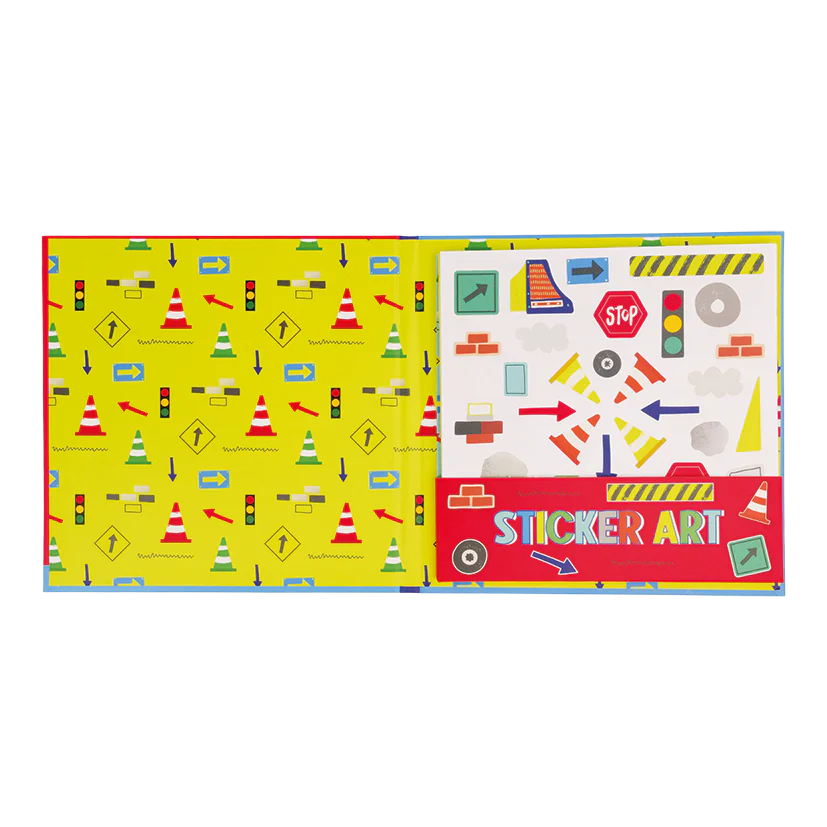 Construction Sticker Art