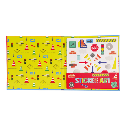 Construction Sticker Art