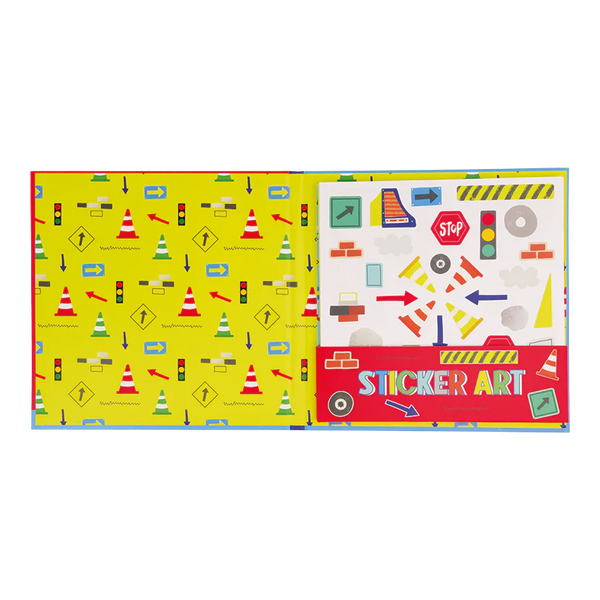 Construction Sticker Art