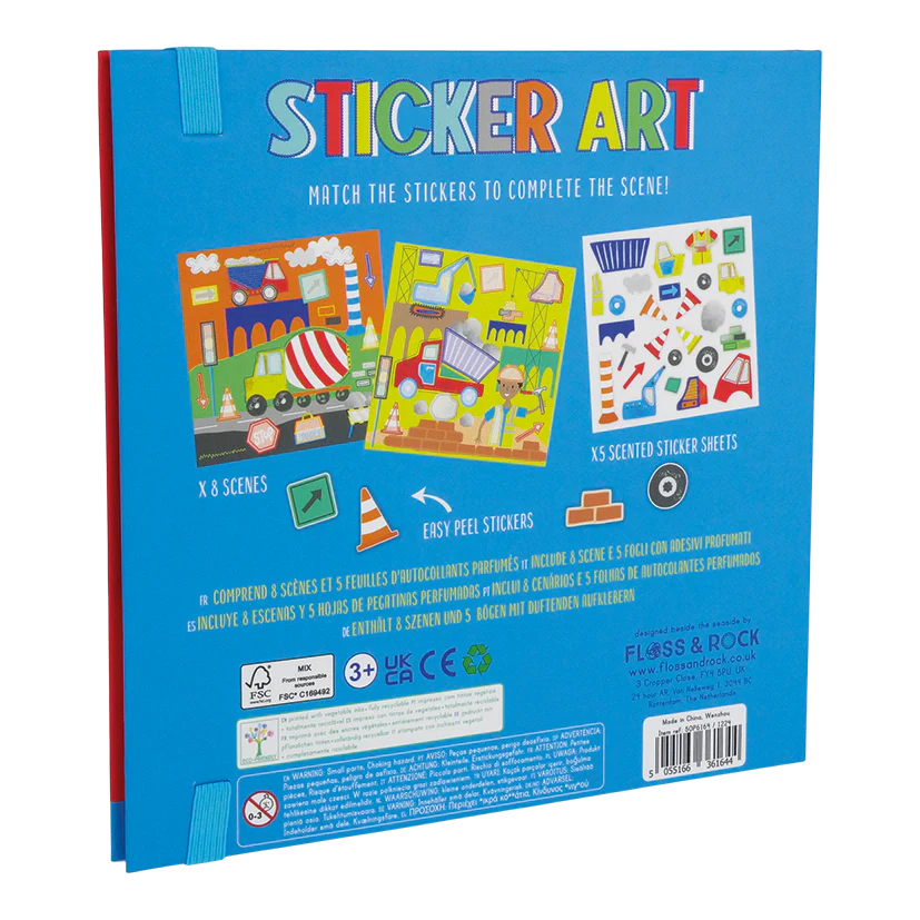 Construction Sticker Art