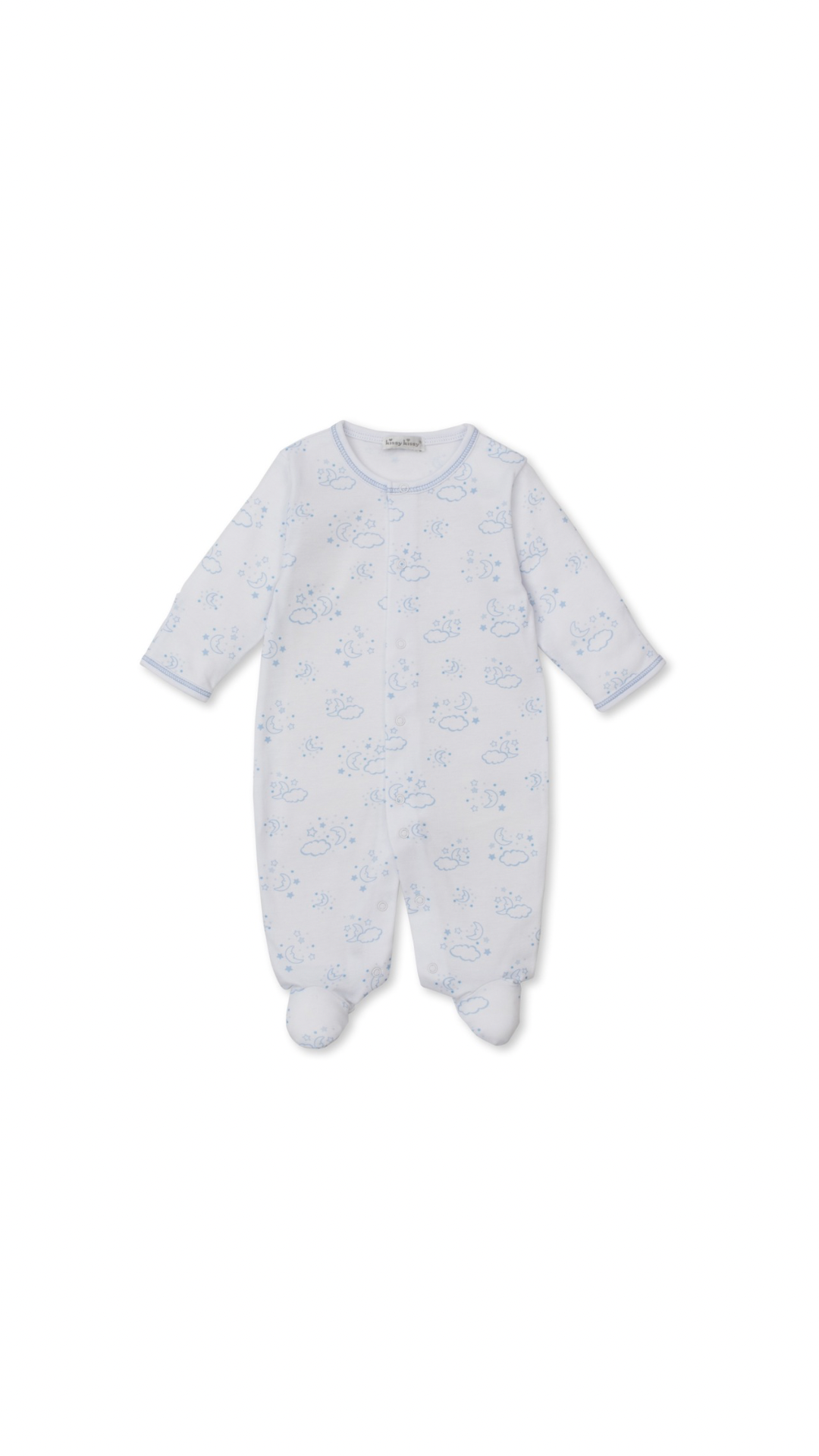 Cheerful Good Night Light Blue Footie