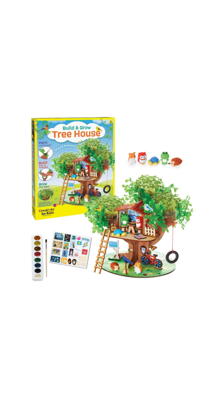 Build & Grow Tree House - DIY Craft Kit For Kids