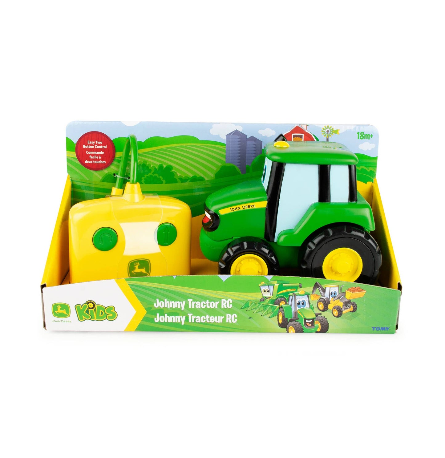 TOMY John Deere Radio Controlled Johnny Tractor Toy