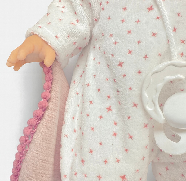 Alex & Sonia doll - Pink pajamas with stars - Paola Reina