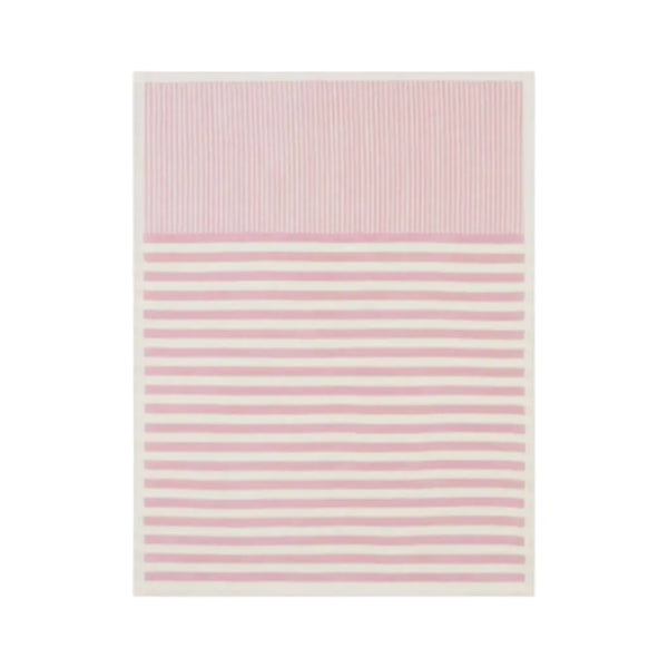 Sweet Pea Stripe Blush Mini Blanket