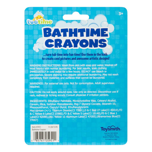 Toysmith Bath Time Crayons