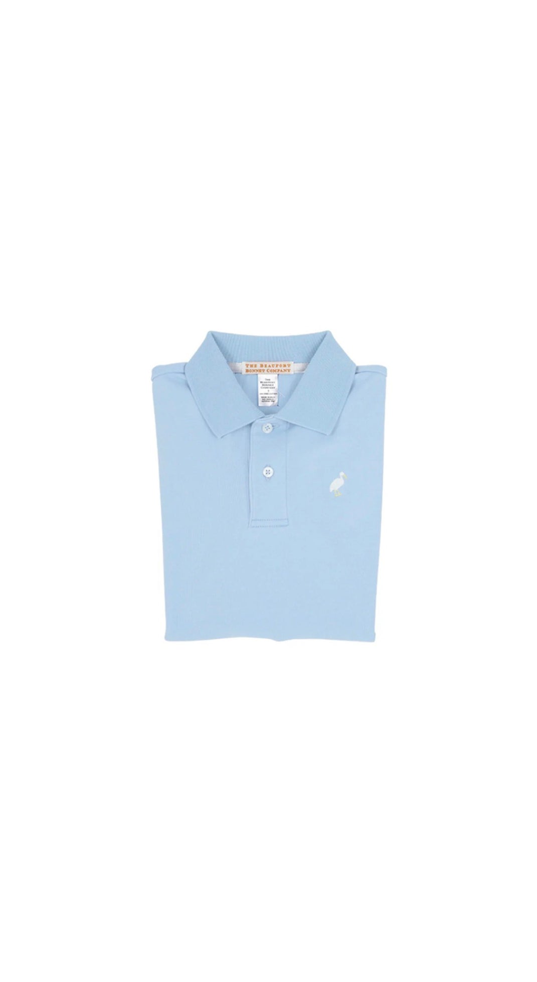 Prim & Proper Polo Beale Street Blue with Multicolor Stork