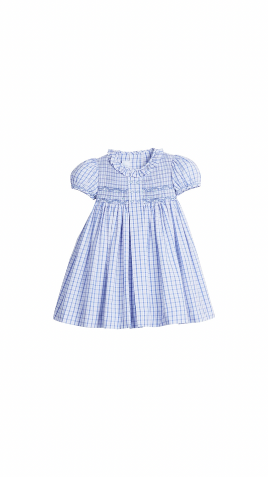 Smocked Bridget Dress - Woodberry Plaid