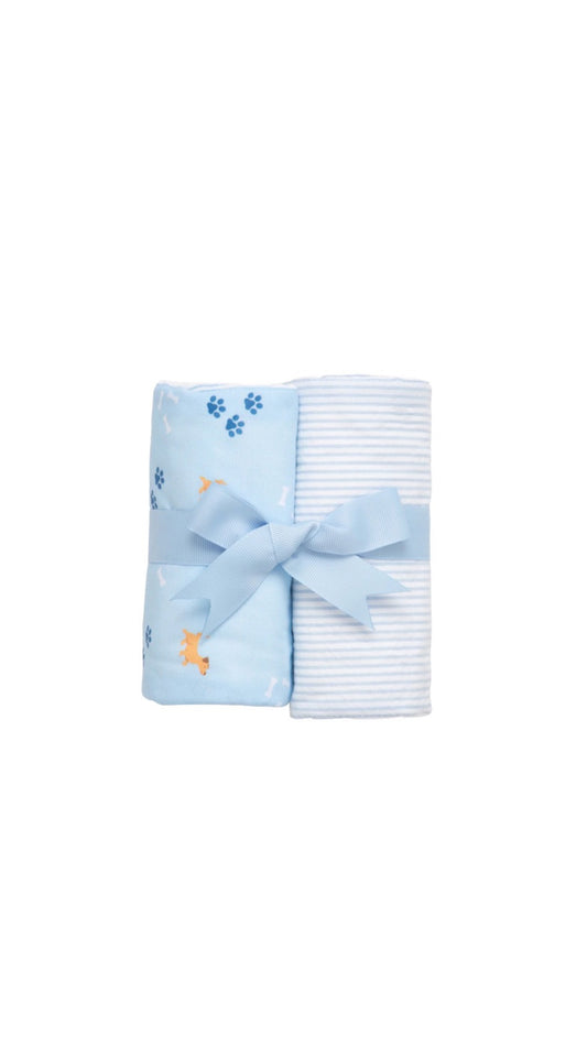 Puppy Set of Two Burps, Blue