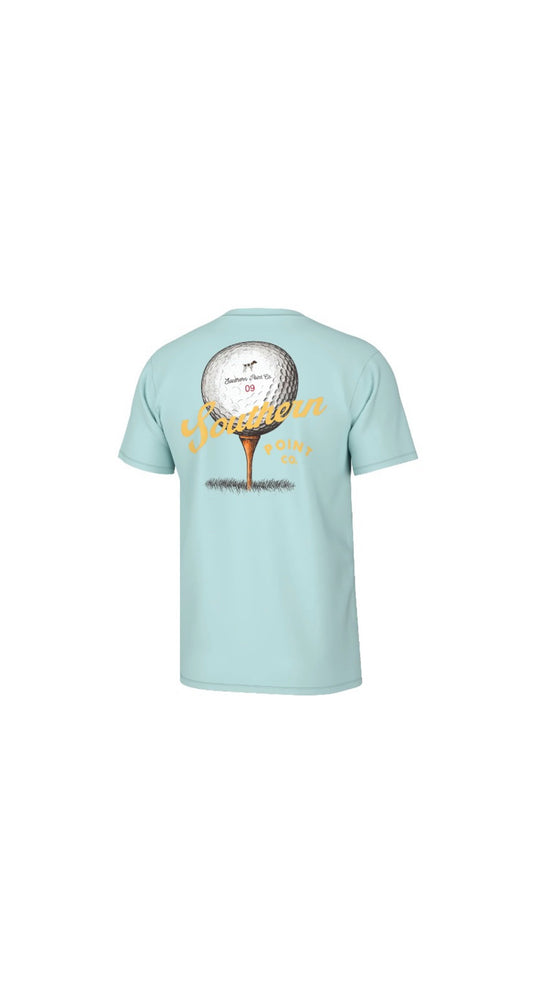 Youth Golf Ball Short Sleeve Tee Pool Water