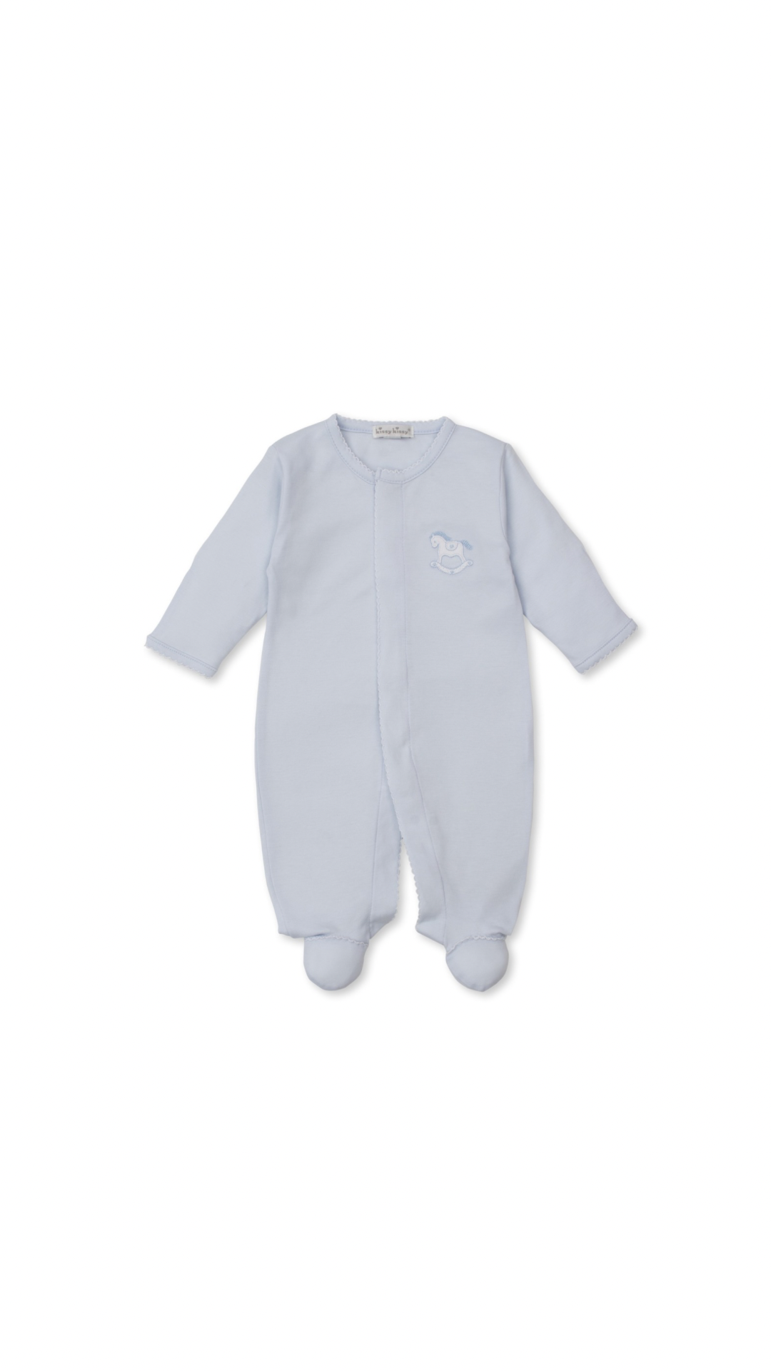 Light Blue Riding Rockers - Footie