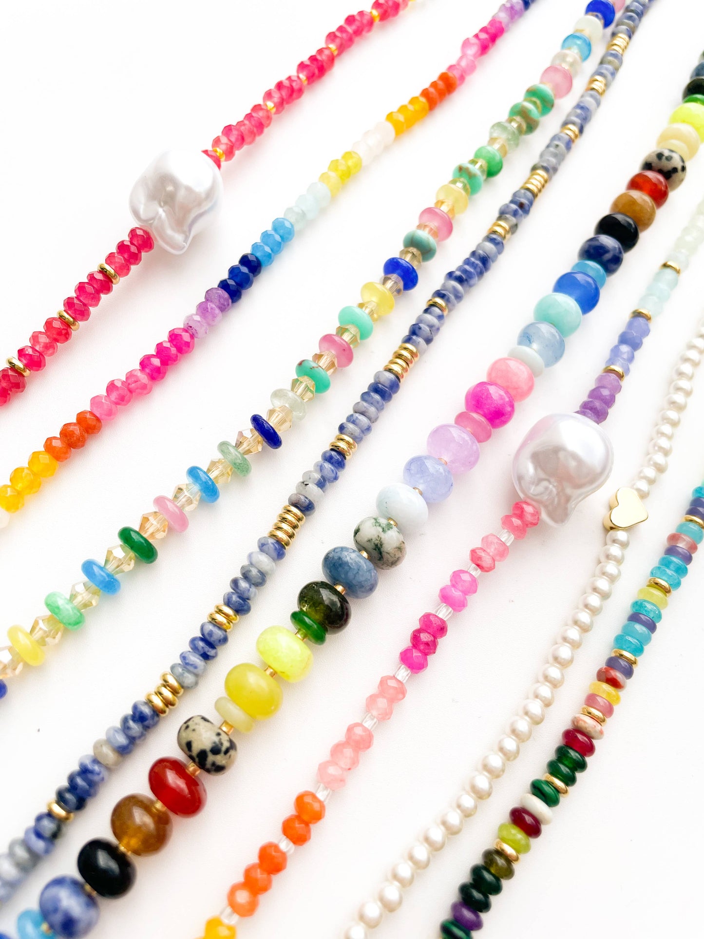 Sunset Dreams - Gemstone Bead Necklace