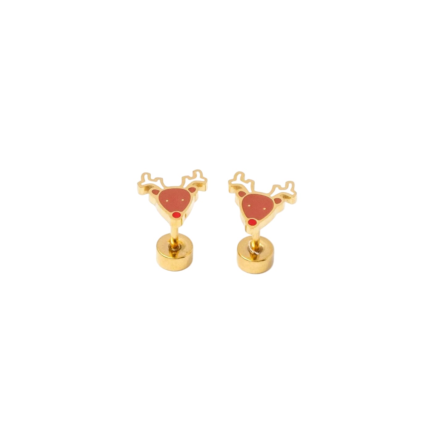 Reindeer Stud Earring