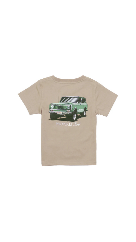 Boys Joyride Short Sleeve Tee Sand