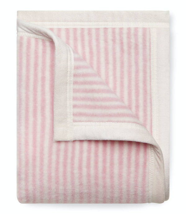Sweet Pea Stripe Blush Mini Blanket