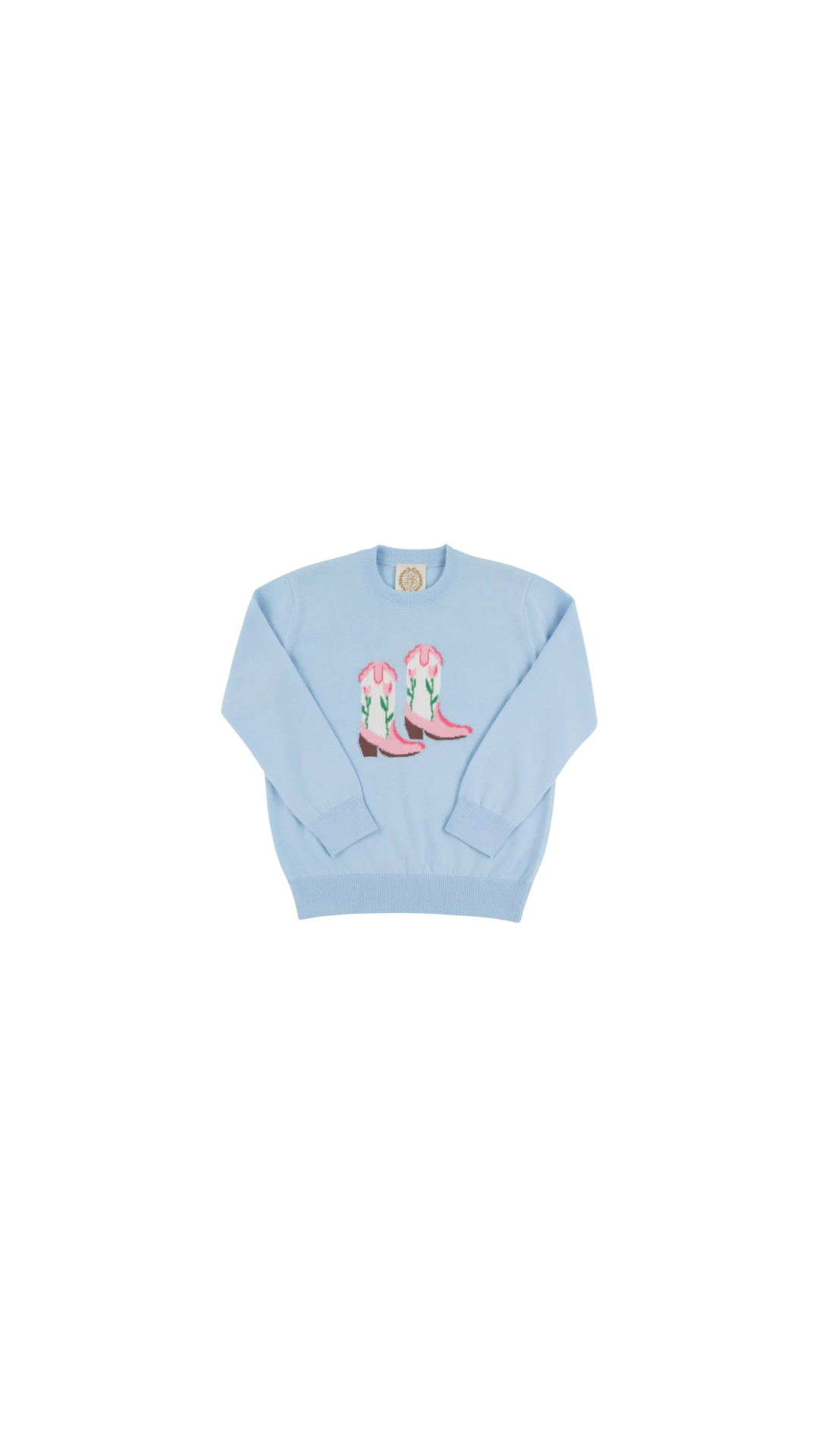 Buckhead Blue/Boot Isabelle's Intarsia Sweater