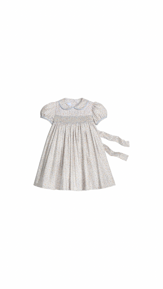 Smocked Peter Pan Dress Winthrop Floral
