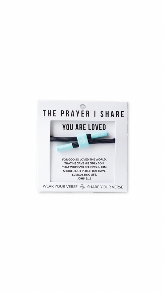 You Are Loved Bracelet, Christian Cord Bracelet