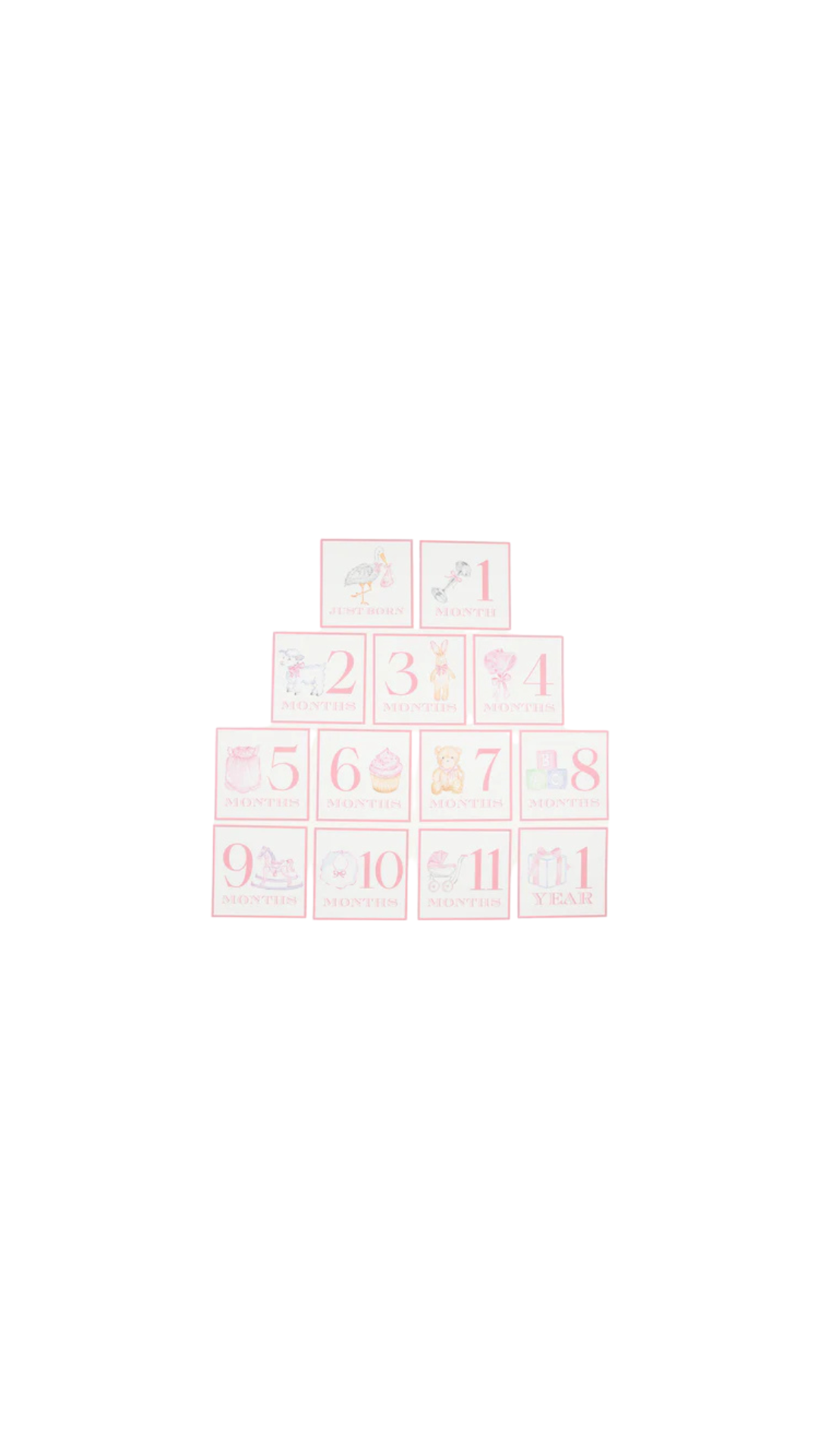 Sir Proper's Month Markers Palm Beach Pink