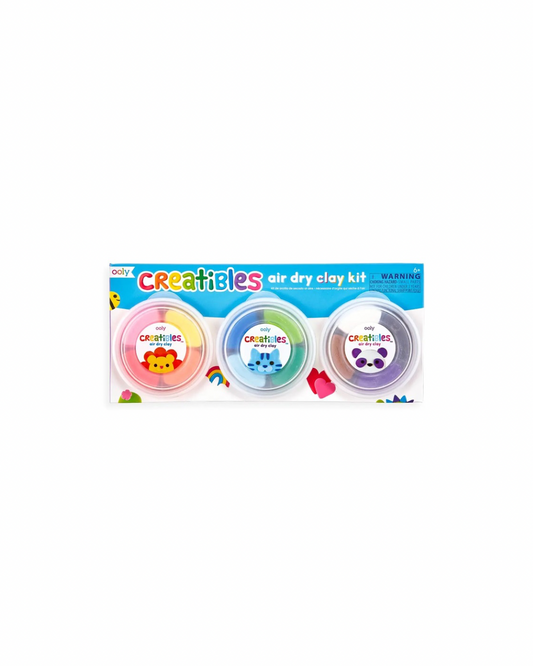 Creatibles Diy Air Dry Clay Kit - Set of 12