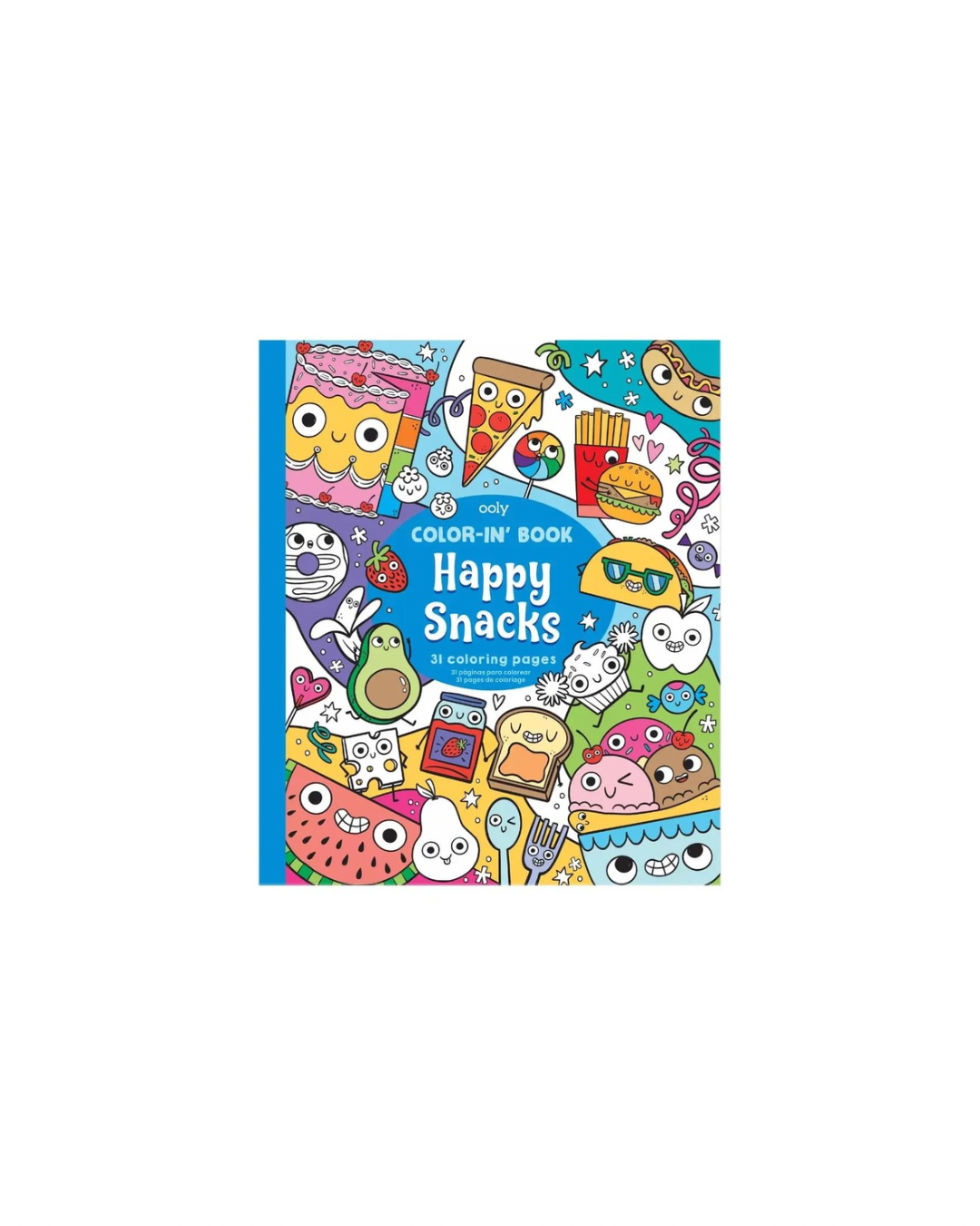 Color-in' Book: Happy Snacks Coloring Book
