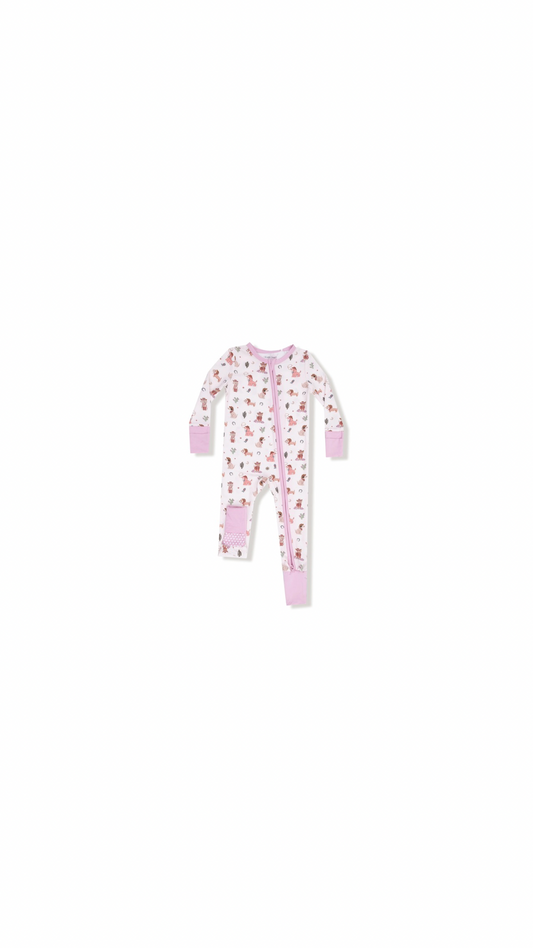 Cowgirl Dogs- 2 Way Zipper Romper