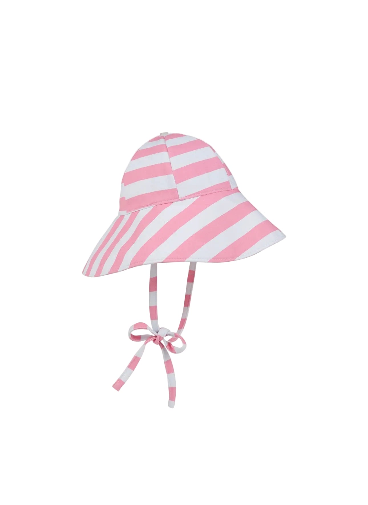 Cissy Sunhat - Swim  - Caicos Cabana Stripe (Hamptons Hot Pink)
