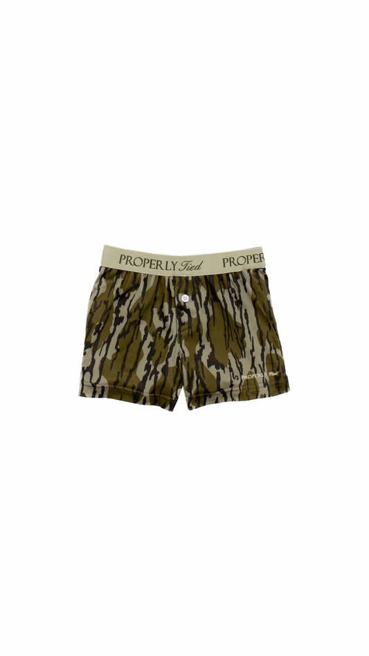 Boys Inlet Boxer Mossy Oak Original Bottomland