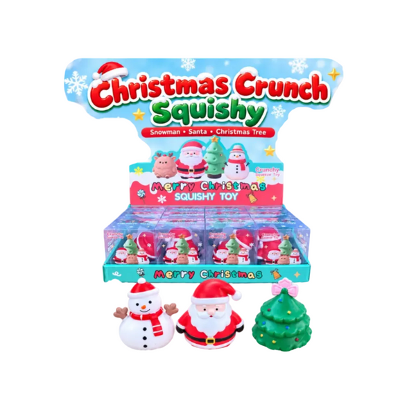 Crunchy Merry Christmas Squishy Toy— ASMR Holiday Squishies