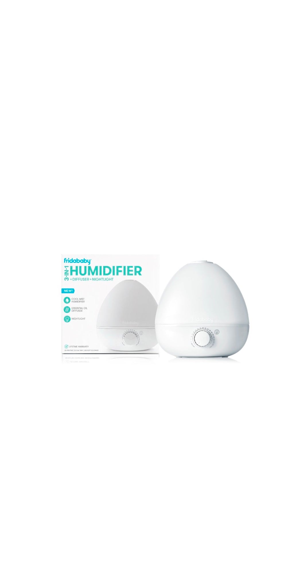 BreatheFrida The 3-IN-1 HUMIDIFIER, DIFFUSER + NIGHTLIGHT