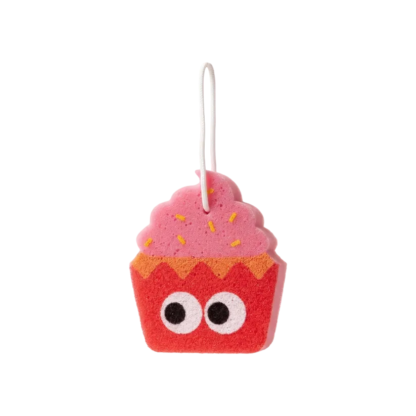 Squishy Bath Sponge - Cupcake