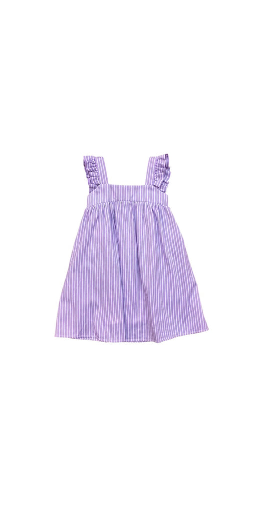 Katherine Lavender Butterfly Sleeve Dress