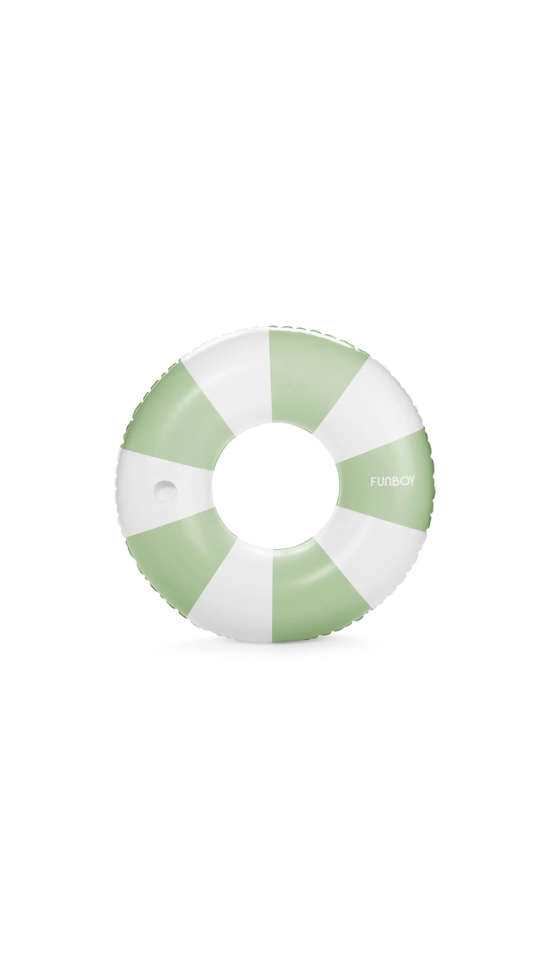 Sage Vintage Stripe Tube Float