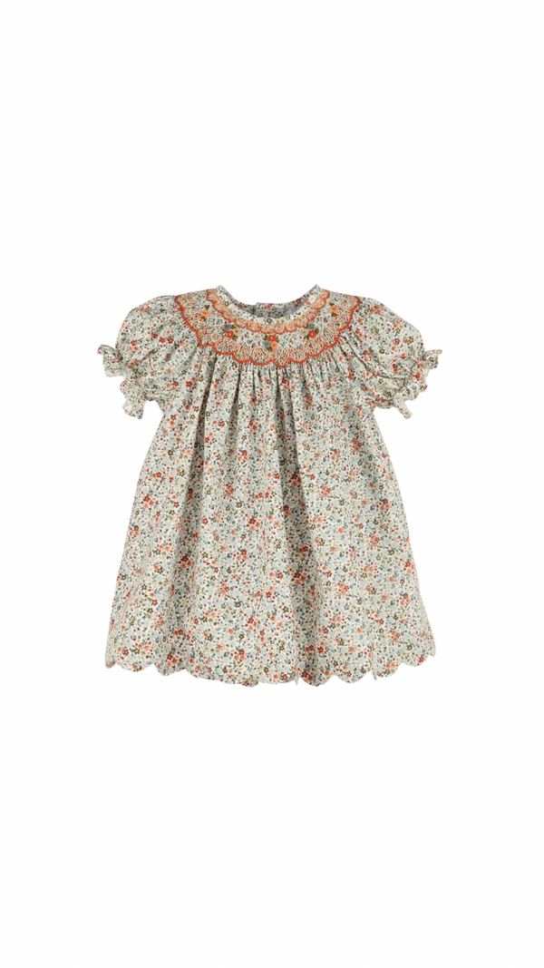 Autumn Glow Smock Bishop, Green