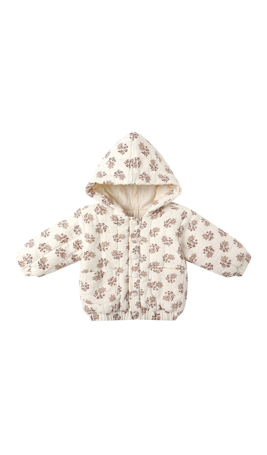 Hooded Woven Jacket Daylilly