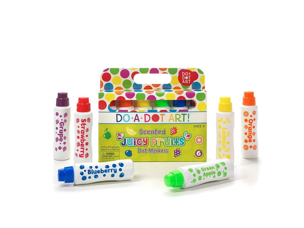 6 Pack Scented Juicy Fruits Marker