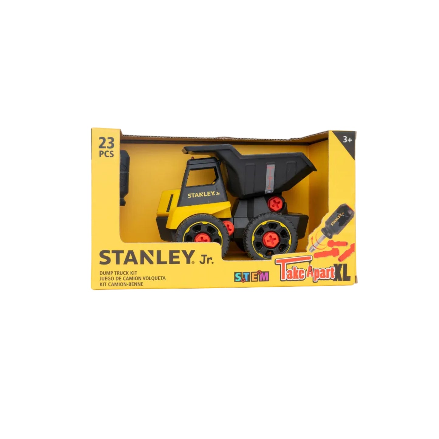 Red Toolbox Stanley Jr. Take Apart XL Dump Truck Kit