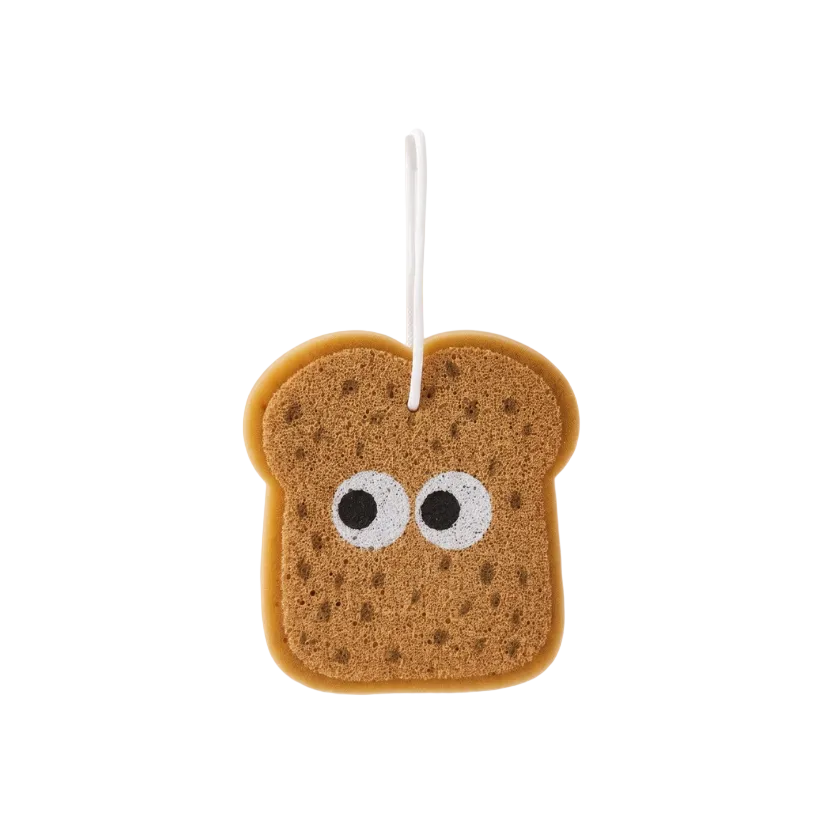 Squishy Bath Sponge - Toast