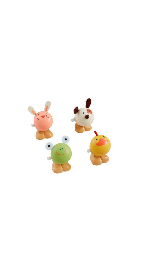 Wooden Wind Up Animals