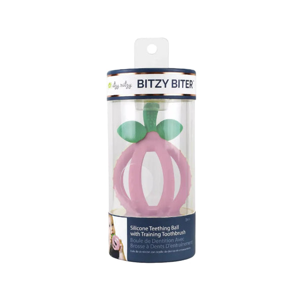 Bitzy Biter™ Teething Ball Baby Teether Pink Lemonade