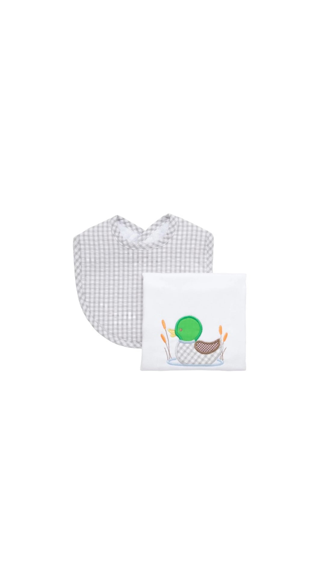 Mallard Basic Bib & Burp Set