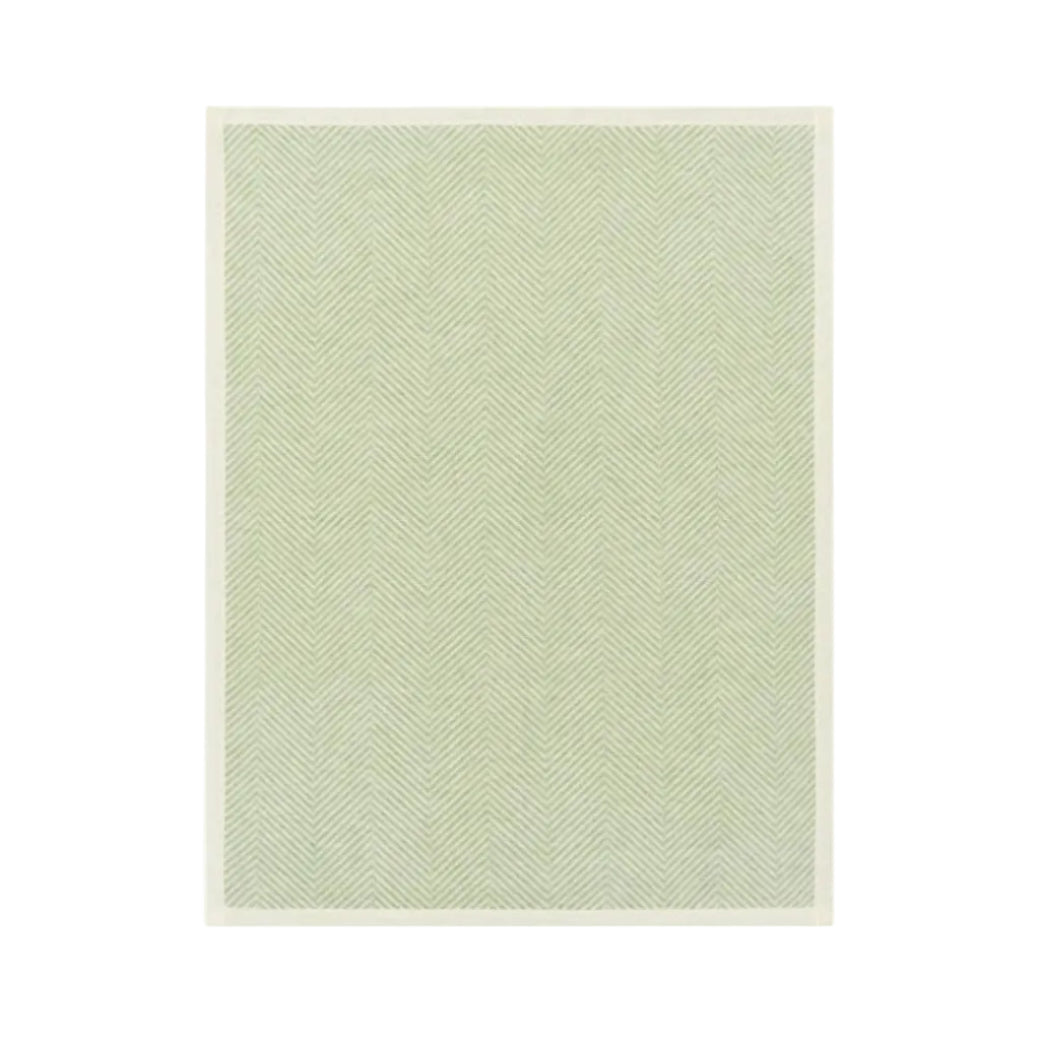 Harborview Herringbone Sprout Green Mini Blanket