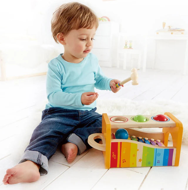 Hape Pound & Tap Bench - Musical Toy w/ Xylophone For Toddlers