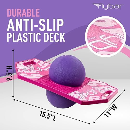 Flybar Pogo Trick Board - Pink Berry