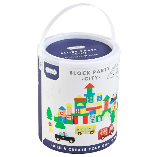 50 PC City Wood Block Set