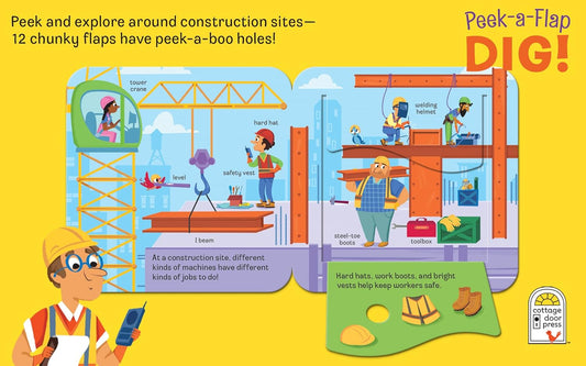 Dig! Construction Lift-A-Flap Board Book