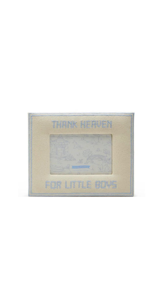 Thank Heaven 4x6 Photo Frame Boy Light Blue