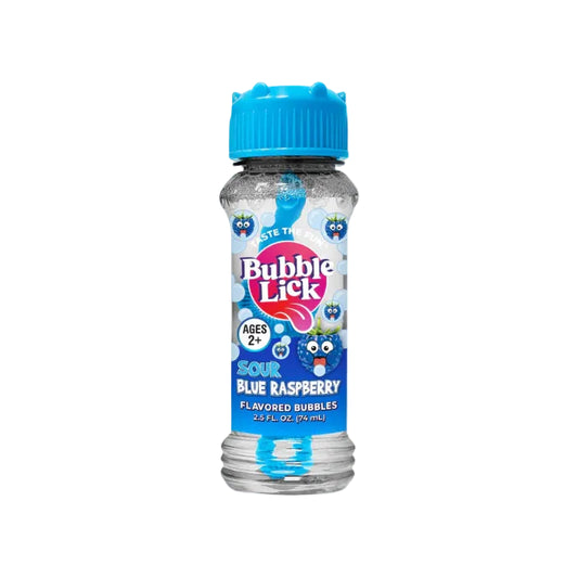 Bubblelick Sour Blue Raspberry Bubbles