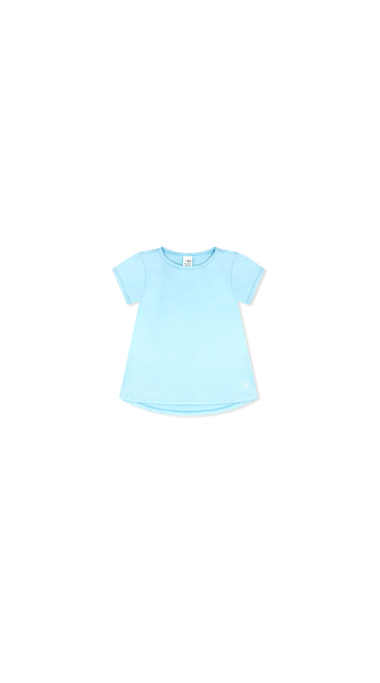 Bridget Basic Tee - Cotton Candy Blue