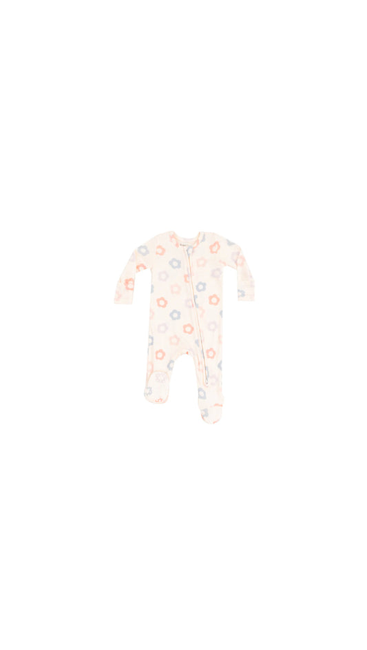 Daisy Pop 2 Way Zipper Footie